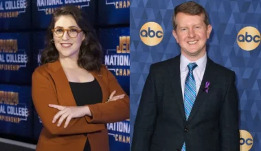 Ken Jennings and Mayim Bialik