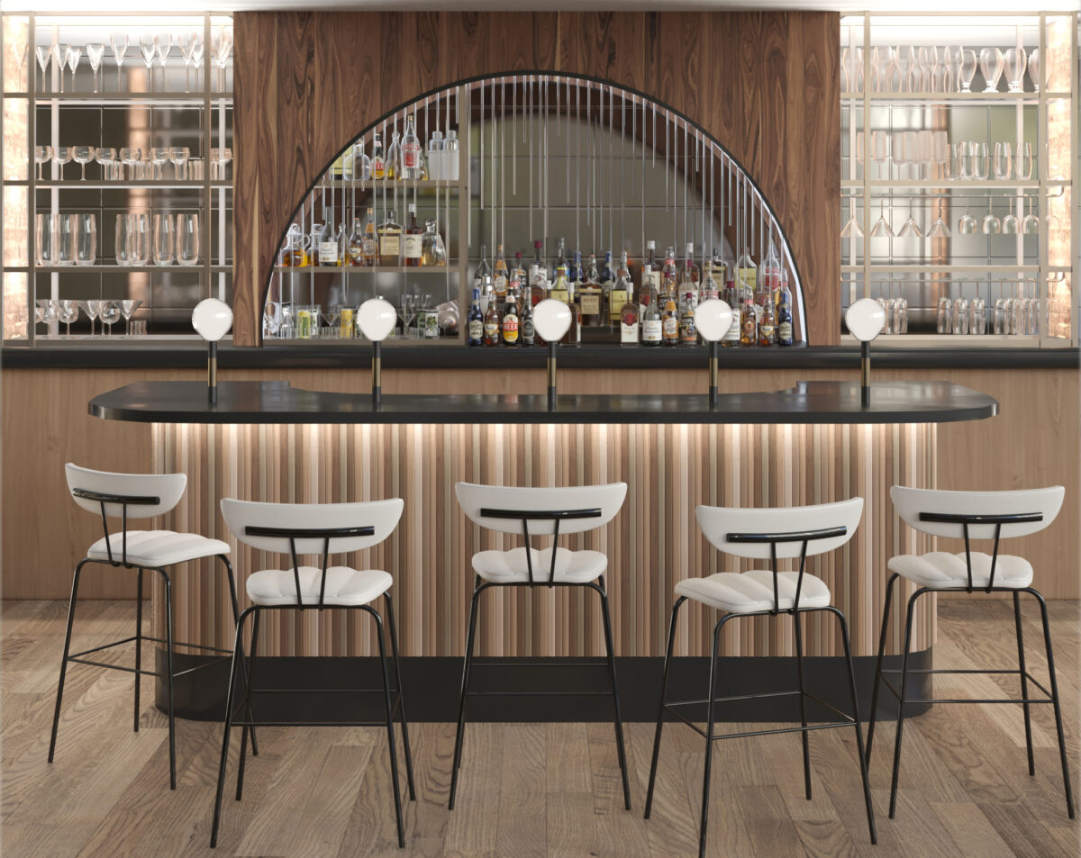 Bar Chairs vs. Bar Cabinet