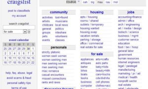 Craigslist maui jobs Employment & services, community, and events
